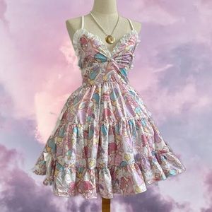 Chamber of Pastel Little Twin Stars Halter dress (L-XXL)